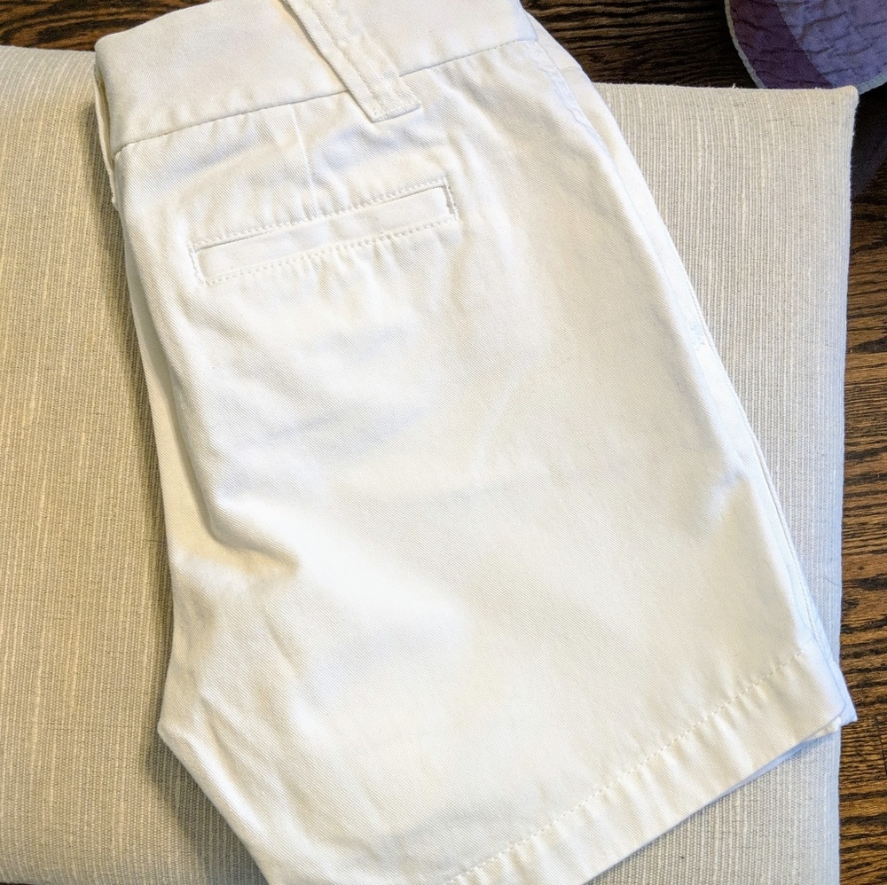 Classic J Crew white shorts